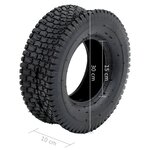 vidaXL Pneu de brouette 13x5.00-6 4PR Caoutchouc
