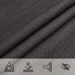 vidaXL Voile d'ombre 2 x 2 x 2 m HDPE Triangulaire Anthracite