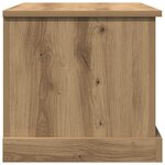vidaXL Boîtes de rangement chêne artisanal 70x40x38 cm bois ingénierie