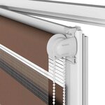 vidaXL Store zèbre marron 90x150 cm largeur du tissu 85 9 cm polyester
