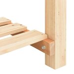 vidaXL Cache-pot de jardin avec étagère Beige 161.5 x 45 x 76.5 cm