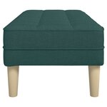 vidaXL banc Vert foncé 113 x 57 x 39 cm tissu
