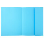 Paquet de 50 chemises 250g 1 rabat JURA 250 Carte 240 g Bleu clair EXACOMPTA