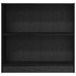 vidaXL Bibliothèque Chêne noir 80 x 24 x 109 cm Panneau de particules