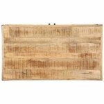 vidaXL Table basse Marron 90 x 50 x 40 cm Bois de manguier massif