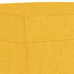 vidaXL Banc Jaune clair 100x35x41 cm Tissu