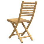 vidaXL Chaises pliables de jardin lot de 6 43x54x88 cm bambou