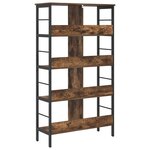 vidaXL Étagère Chêne fumé 82 x 32 x 144 5 cm Bois d'ingénierie
