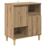 vidaXL Buffets 3 Pièces Chêne artisanal 60 x 35 x 70 cm Bois d'ingénierie