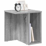 vidaXL Table d'appoint Gris Sonoma 37 x 32 x 40 cm Bois d'ingénierie