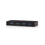 Concentrateur USB | 4 ports | Alimentation par USB 3.0 | Alimentation Séparée | 5 Gbit/s