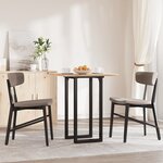 vidaXL Pieds de table à manger cadre en O 40x40x73 cm fonte