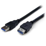 Startech.com câble d'extension noir superspeed usb 3.0 a vers a 1 m - m/f