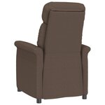 Fauteuil inclinable vidaXL Marron