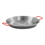 Plat à Paella - de 280 mm à 720 mm - Bartscher -    28 cm      Acier poli            280 mm (fond)