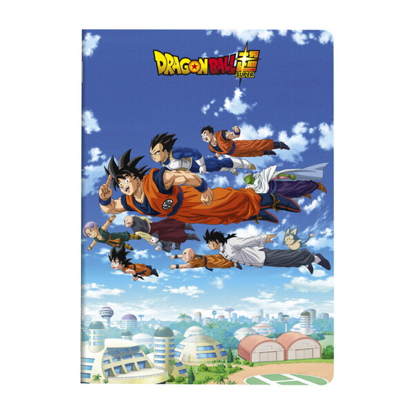 Cahier piqué a4 - 96 pages séyès - dragon ball s - bleu