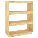 vidaXL Bibliothèque/Séparateur de pièce 80x35x103cm bois de pin massif