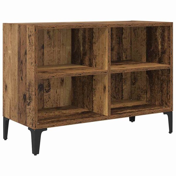 vidaXL Meuble TV Marron 69.5 x 30 x 50 cm Bois d'ingénierie