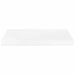 vidaXL Étagère murale flottante 4 Pièces Blanc brillant 50x23x3 8 cm MDF