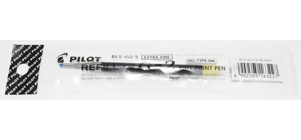 Recharge pour stylo à encre gel G2-0.5 Noir x 12 PILOT