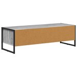 vidaXL Meuble TV Gris Sonoma 100 x 36 5 x 30 5 cm Bois d'ingénierie