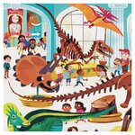 Puzzle 60Pièces Une journee au musee des dinosaures