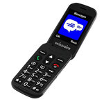 Swissvoice s38 - téléphone portable senior à clapet 2g noir