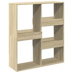 vidaXL Bibliothèque/Séparateur de pièce chêne sonoma 100x33x115 cm