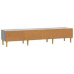 vidaXL Meuble TV Sonoma gris 147 x 34 5 x 30 cm Bois d'ingénierie