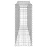 vidaXL Paniers à gabions arqués 20 Pièces 400x50x120/140 cm Fer galvanisé