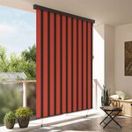 vidaXL Store Roulant Extérieur orange et marron 200 x 250 cm tissu