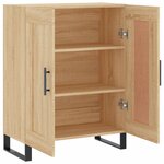 vidaXL Buffet chêne sonoma 69 5x34x90 cm bois d'ingénierie