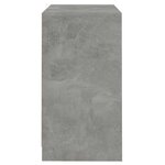 vidaXL Buffets 2 Pièces Gris béton 70x41x75 cm Bois d'ingénierie