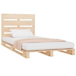 vidaXL Cadre de lit sans matelas 100x200 cm bois massif de pin