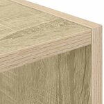 vidaXL Table de chevet avec tiroir Chêne Sonoma 25 5 x 22 x 49 5 cm