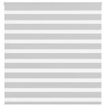 vidaXL Store zèbre gris clair largeur du tissu 140 9 cm polyester