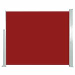 vidaXL Auvent latéral rétractable 120 x 300 cm Rouge