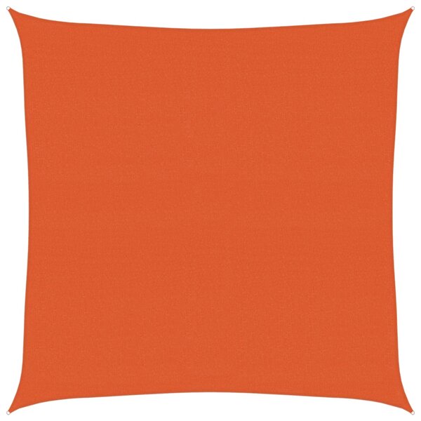 vidaXL Voile d'ombrage 160 g/m² carré orange 4 5x4 5 m PEHD