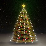 vidaXL Guirlande lumineuse d'arbre de Noël 150 LED Blanc froid 150 cm