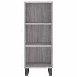 vidaXL Buffet sonoma gris 34 5x32 5x90 cm bois d'ingénierie