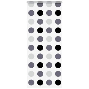 vidaXL Store enrouleur de douche avec cassette largeur du tissu 106 cm