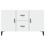 vidaXL Buffet blanc 100x36x60 cm bois d'ingénierie