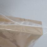 Lot de 5000 sachets plastiques à fermeture zip 80x120mm standard 50µ