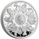 Pièce de monnaie 2 Pounds Royaume-Uni 2021 1 once argent BE – Les Bêtes de la reine