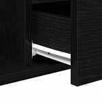Table basse vidaXL en chêne noir 90x49x45 cm en bois d'ingénierie