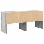vidaXL Étagère à chaussures empilable sonoma gris 89 5x30x40 cm