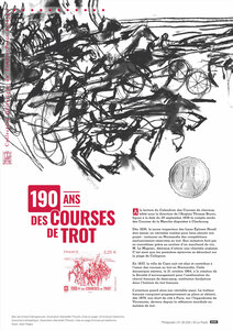 Document philatélique - 190 ans des courses de trot