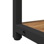 vidaXL Meuble lavabo salle de bain avec évier intégré en bois ancien en bois reconstitué