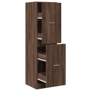 vidaXL Armoire apothicaire chêne marron 40x41x144 5 cm bois ingénierie