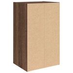 vidaXL Bibliothèque chêne marron 31x24x52 cm bois d'ingénierie